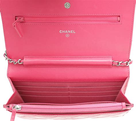 chanel hot pink wallet|chanel pink wallets for women.